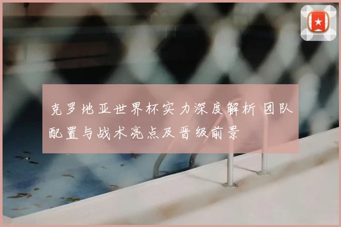 克罗地亚世界杯实力深度解析 团队配置与战术亮点及晋级前景